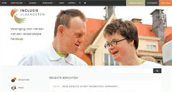 Desktop Screenshot of inclusievlaanderen.be