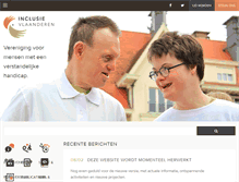 Tablet Screenshot of inclusievlaanderen.be